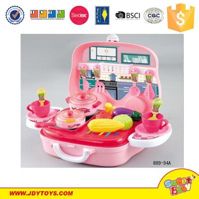 China Eco-friendly Material Kids Kitchen Set Toy Chinese Manufacturers Toy Kitchen Toy Set Plastic Tableware for sale