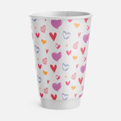 China Direct Sales High Quality Disposable Ripple Maker Coffee Cups Double Single Wall Paper Cups 8oz 12oz 16oz 20oz for sale