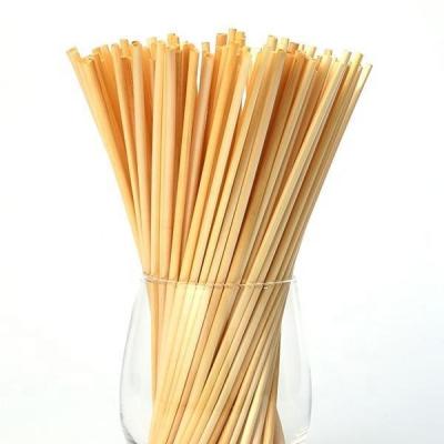 China Disposable Eco Friendly Natural Drinking Straw Organic Wheat Drinking Straw 100% Biodegradable Compostable for sale