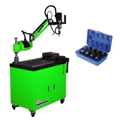 China Building Material Shops Fast Speed ​​Self Lubricant Machine Flexible Arm M16 Electric Servo Electric Servo Oiling Tapping Machine for sale