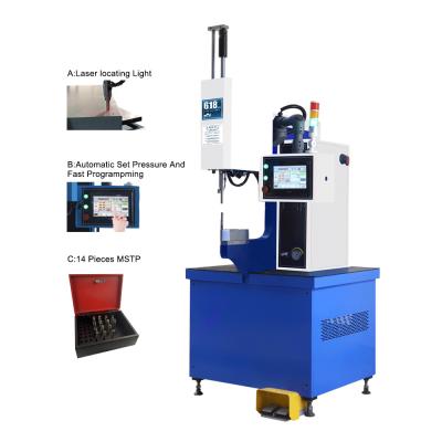 China Safe And Reliable Accurate High Efficiency Load 4 Other Station Rotary Lockable Turret Hydraulic Fastener Insertion Machine for sale