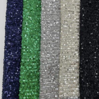 China Waterproof Durable Sequins Embroidery Fabric Material M01-039 for sale