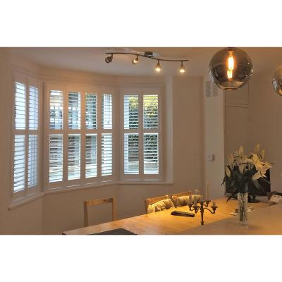 China Wholesale China Farmhouse Traditional Rustic Asian Craftsman Shutter Price Plantation Wooden Shutters On Interior Windows For Dining Room for sale