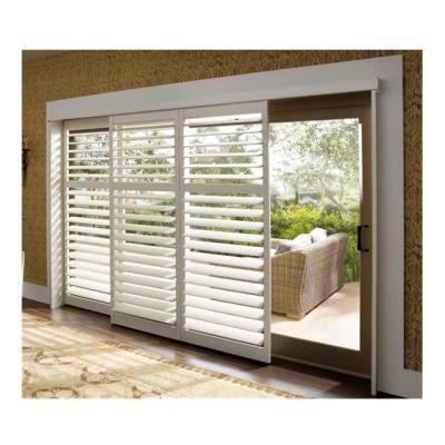 China Modern Decorate House Sliding Basswood Window Plantation Shutter for sale