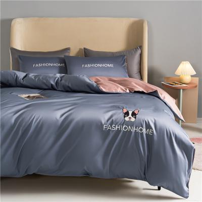 China Wholesale Bedding Sales 60S Staple Cotton Antistatic Series Long Four Sets for sale