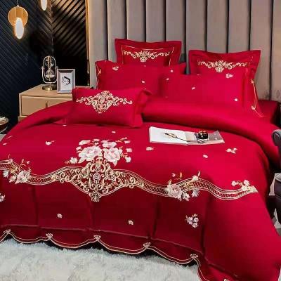 China Nondisposable BEDDING SETS Nordic 80s Style Embroidery Bedding Product Set of 4 for sale