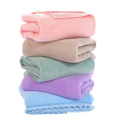 China Hypoallergenic manufacturers sell serrated towel bath towel can be customized logo price concession price for sale