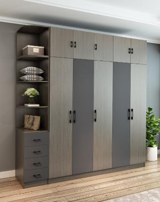 China China Supplier Modern Wardrobe With Wooden Mirror Wardrobe for sale