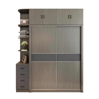 China New Modern Good Quality Modern Wardrobe Storage Cabinet Glass Wardrobe for sale