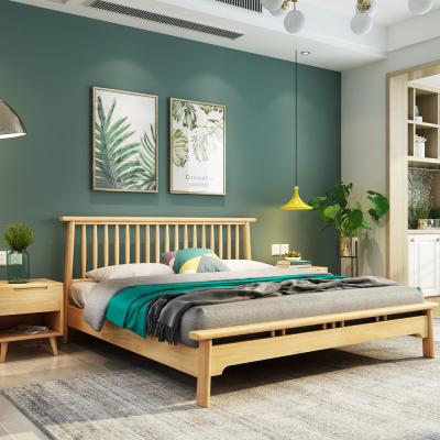 China Cal King Bed 2021 Modern Home Furniture Expandable Reclaimed Wood Crib Kids Baby Crib for sale