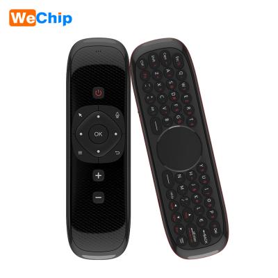 China Original Air W2 Wireless Mouse Keyboard Mouse 2.4G Mini Rechargeable Wireless Remote Control Touchpad Google Voice Air Mouse Home Automation for sale