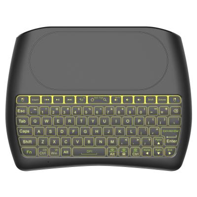 China Hoinskey D8 2.4GHz Dual Modes Key Fashionable Colorful Backlit Touchpad Mouse BT Mini Wireless Keyboard for sale