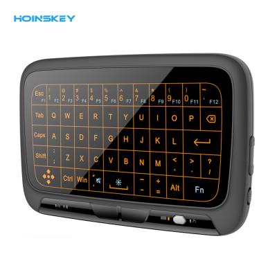 China H18+ 2.4g Mini Keyboard Mouse Wireless Rechargeable Li-ion Touchpad Large Combo Battery Fashionable Backlight Keyboard for sale