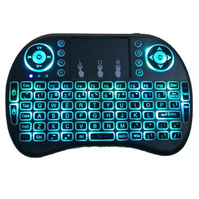 China For Desktop Backlit 2.4G Wireless i8 MINI Keyboard with Touchpad Mouse for sale