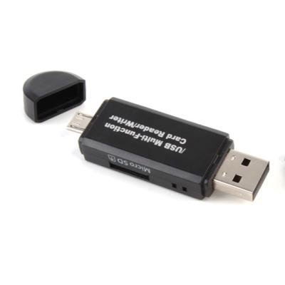 China In One Mini Small Car USB OTG Card Reader Mobile Phone Memory Camera Android High Speed ​​Vehicle TF Card 2 AND 1 Moving Tape Recorder for sale