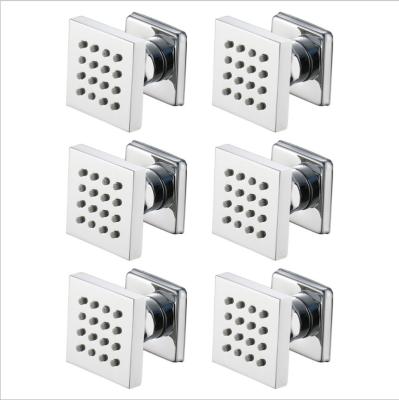 China Modern Square Shower Head ABS Shower Panel Bathroom Main Rain Shower for sale