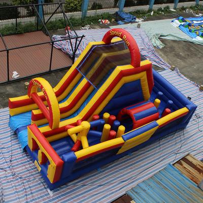 China Water Park Inflatable Jumping Bouncy Castle , Inflatable Bouncer Slide for sale