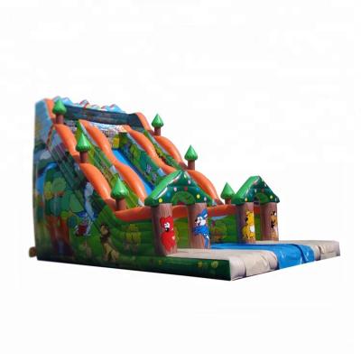 China PVC NEVERLAND TOYS Combo Bouncer Giant Jumping Inflatable Slide for sale