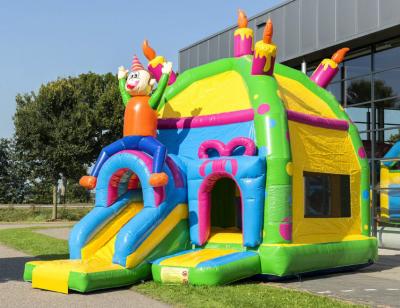 China PVC Bouncy Jumping Inflatable Bouncer Castle Bounce House With Water Slide for sale