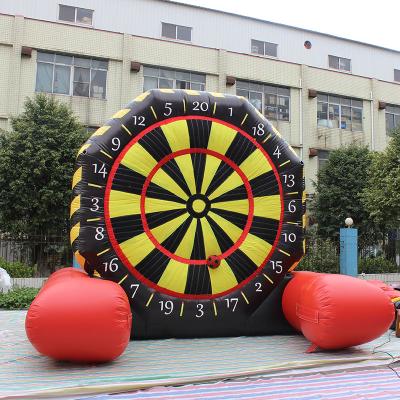 China Outdoor Playground Giant Inflatable Soccer Dart Board Inflatable Soccer Dart Board Game for sale