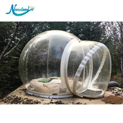 China Luxury Transparent Inflatable Igloo Fasion Sphere Crystal Bubble Tent Clear Dome Inflatable Tent for sale