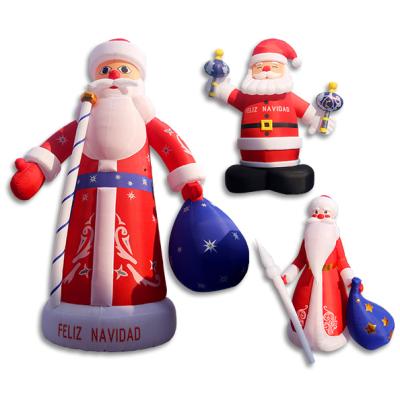 China Christmas Inflatable Giant Animated Christmas Santa Claus Large Inflatable Christmas Inflatables for sale