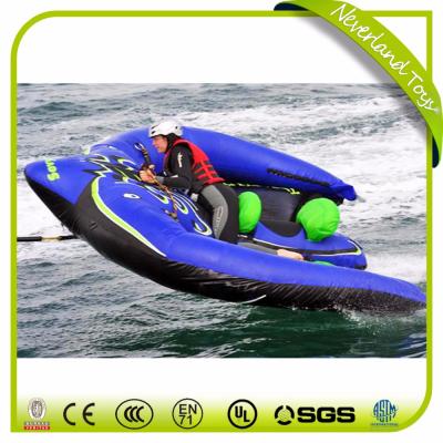 China All meet export standard.0.9mm PVC tarpaulin NEVERLAND TOY Ski Tube Boat Towable Inflatable Flying Fish Manta Ray Price for sale