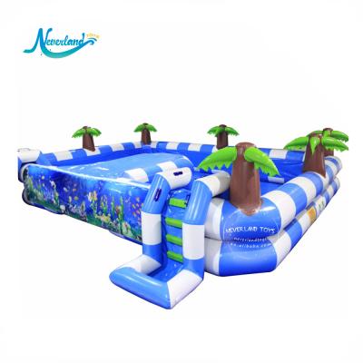 China All meet the export standards.0.9mm PVC tarpaulin NEVERLAND PLAY swimming pool best quality inflatable swimming pools PVC material, inflatable swimming pools for kids and adults for sale