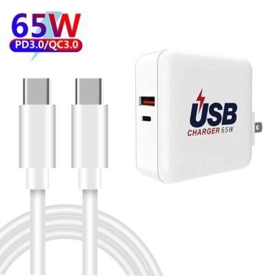 China Charge for C C QC3.0 Foldable Fast Charging Macbook 65W Palladium Wall Charger for iPhone 12 13 Samsung XIAOMI iPad MacBook Laptop for sale