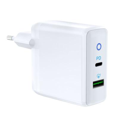 China MP3 GPS 36w palladium wall charger 20w mobile phone tablet dual palladium charging port + qc3.0 usb 18w for phones and tablet PC for sale