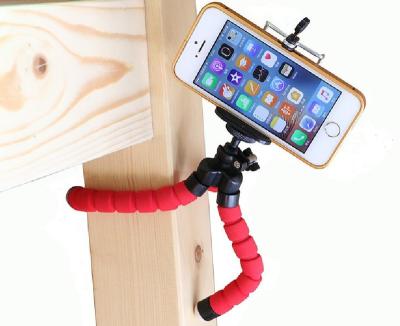 China Flexible Upgraded Flexible Version Tripod Phone Holder Bracket For Mobile Phones Selfie Camera, With Holder+Tripod for sale