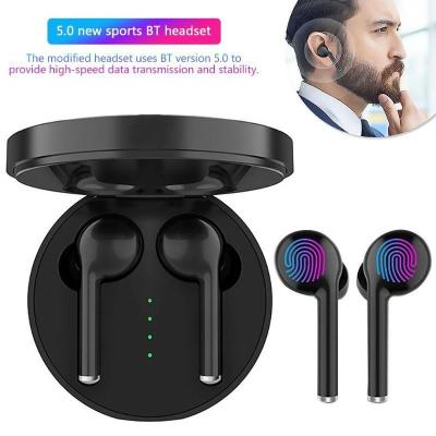 China Perfect Sound / Real Stereo Mini Sport Special Looking Hands Free Calls Blue'tooth Wireless Earphone tws 5.0 earbuds with MIC and charging case for sale