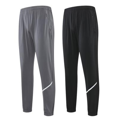 China 2022 Men's Sports Running Pants QUICK DRY Nylon Woven Ice Silk Fitness Loose Breathable Outdoor Quick Dry Jogger for sale