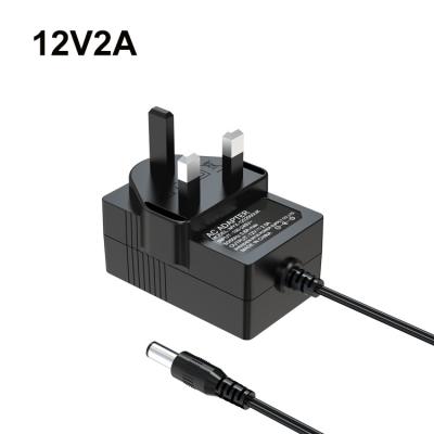 China 24w electrical appliances power adapter 12v 2000ma led universal ac dc 24v 1a adapter for sale