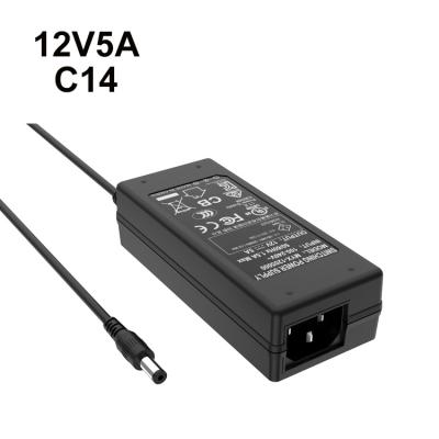 China Universal Electrical Appliances 5V 9V 15V 19V 24V 48V AC Adapter 12V 5A Power Supply DC to AC Changeover Adapter 6A 5A 4A 3.16A 2.5A 1.25A for sale