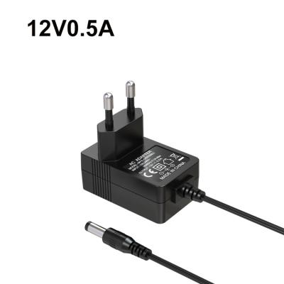 China dc 12 volt 0.5amp adapter Kr 12v 500ma 12v 0.5a power adapter 55*35*23mm for sale