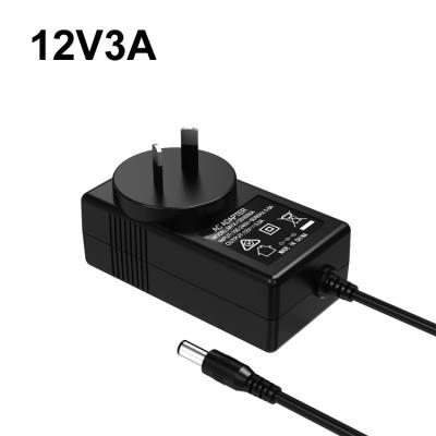 China Electronic Products Aus Power Supply 36w 15v 2a 9v 3a 24v 1.5a AC Adapter 12v 3a DC Power Changeover Adapter for sale