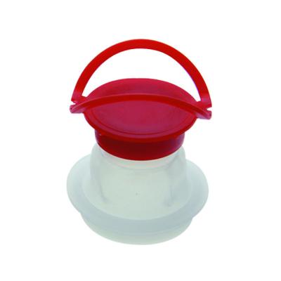 China Non Spill Plastic Round Shape Metal Olive Oil Tin Can Pull Ring Spout for sale