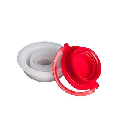 China Non Spill 50MM Plastic Pull Off Spout Cap For 1L-5Liter Lubricate Oil Drum And Engine Lubricants And Cleaners for sale