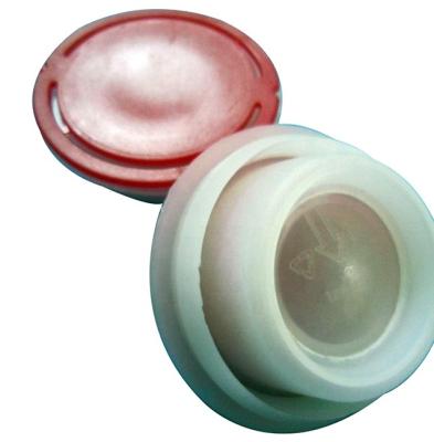 China Non Spill 56mm Plastic Caps Plastic Spout Lid Ring Pull Tin Can Caps For Making China Lids, Caps, Closures for sale