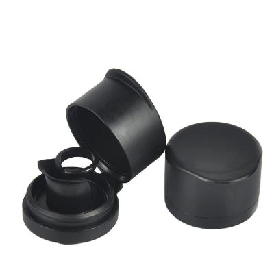 China Non Spill 24mm Edible Oil Flip Stoper Cap / Top Cover Lids For 1-2L Aerosol Tin Can for sale