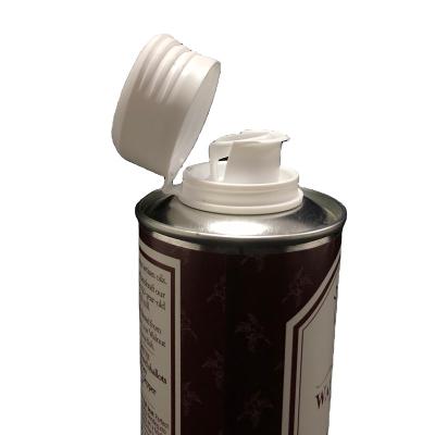 China Non Spill Flip Top Cap Bottle 28mm With Plastic Red Flip Top Cap For 500ml 250ml Aerosol Tin Cans Bottle China Manufacturer for sale