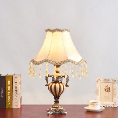 China European Style Classic Pumpkin Shape Handmade Decorative Bedside Lamp Table Lamp Desk Lamp For Hotel Bedroom for sale