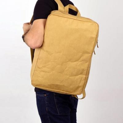 China Wholesale Fashion Kraftt Waterproof Paper Laptop Backpack for sale