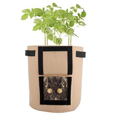 China Felt 7 Gallon 6-Pack Grow Bags Potato Planter Bag Planting Cloth Felt Potato Grow Bags Range for sale