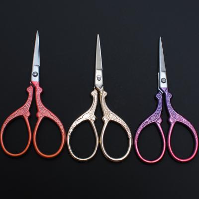 China Embroidery Stainless Steel Vintage Embroidery Scissors Sewing Craft Scissors for Embroidery Needles Thread Tips for sale