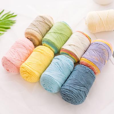 China YarnCrafts Anti-Static Cotton High Quality Soft Natural Acrylic Blended Crochet Yarn For Hat Scarf Knitting Sweater for sale