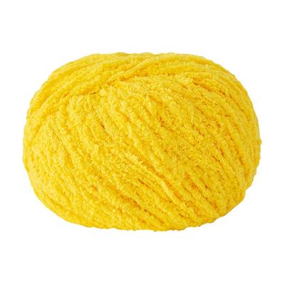 China Anti-pilling Yarncrafts Dyed Crochet Polyester Hand Knitting Yarn 3 Ply Yarn For Baby for sale