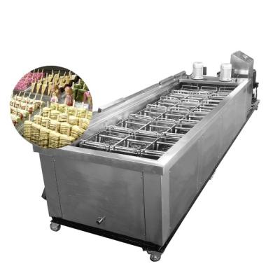 China Industrial Snacks Factory 18 Molds Ice Candy Popsicle Freezer Machine with Stainless Steel Popsicle Mold for sale