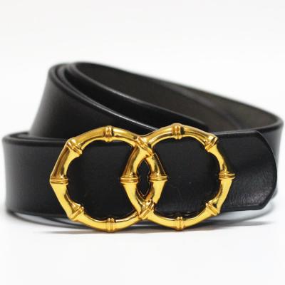 China Custom Belts Hot Selling Amazon Leisure Student Lattice O-Ring Korean Button Belt Female Universal Belt for sale